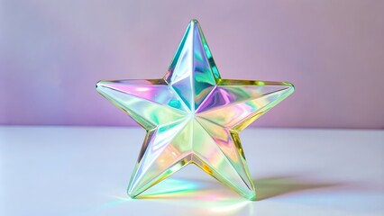 Holographic star geometry shape