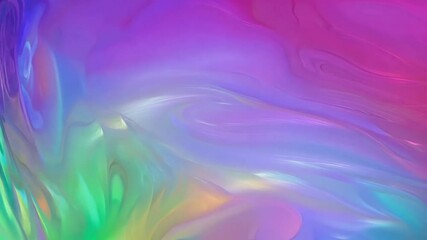 Poster - Holographic Multicolor Gradient Background Generative AI
