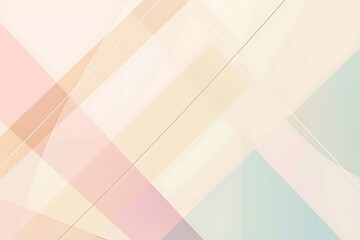 Wall Mural - A minimal banner with intersecting lines, subtle details, and a pastel color palette. Elegant and sophisticated design, hd quality, natural look