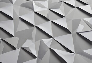 Wall Mural - Crystal Diamond Design: A Three-Dimensional Paper Structure