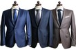 © Alena - Three men's suits displayed on a mannequin stand