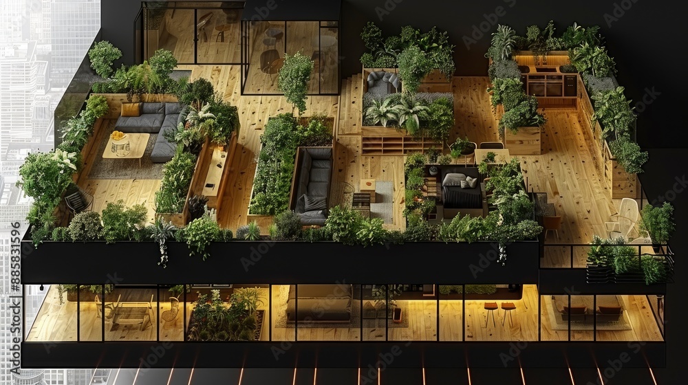 Picture of This Loft Has a Secret Garden - 'It's a Rooftop Oasis' - Livingetc