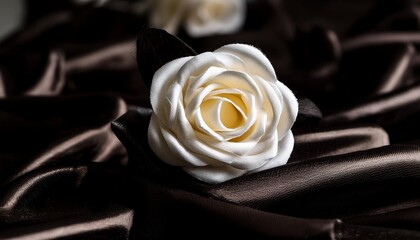 Wall Mural - white artificial rose