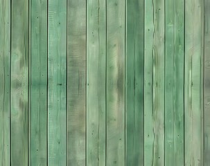 Sticker - Abstract Green Wooden Wall Texture