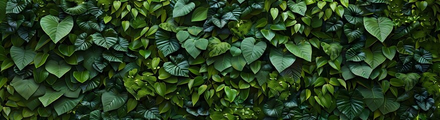 Poster - Seamless Lush Green Foliage Texture