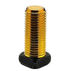 Wall Mural - Bolt on transparent background