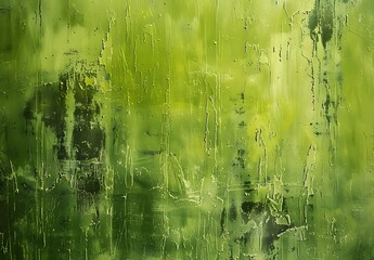 Wall Mural - Rustic Lime Green Grunge Texture Background