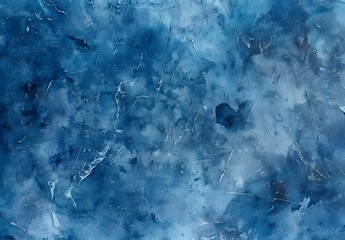 Wall Mural - Abstract Blue Watercolor Grunge Background