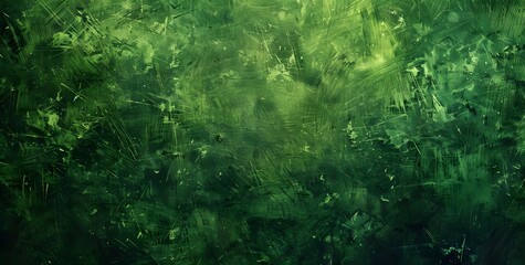 Canvas Print - Abstract Green Grunge Texture Background