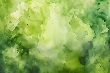 Wall Mural - Abstract Green Watercolor Background Texture