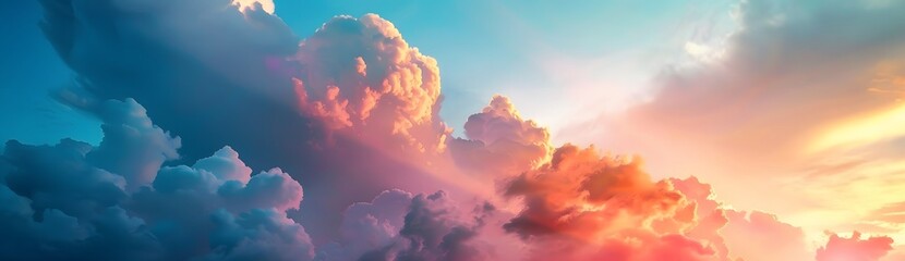 Sticker - Colorful Clouds at Sunset - Cinematic Sky