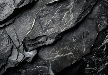 Sticker - Dark Slate Stone Texture Background