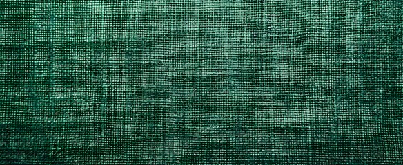 Wall Mural - Seamless Green Canvas Fabric Texture