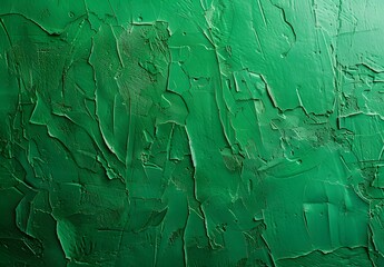 Sticker - Bright Green Textured Wall Background