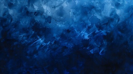 Canvas Print - Dark Blue Watercolor Background Texture