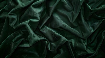 Wall Mural - Dark Green Velvet Texture Background