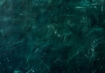 Sticker - Dark Green Chalkboard Texture Abstract Background