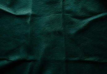 Wall Mural - Dark Green Felt Fabric Texture Background