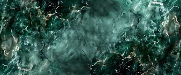 Canvas Print - Seamless Dark Green Marble Texture - High Resolution