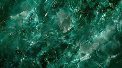 Poster - Emerald Green Marble Texture - Dark Fantasy