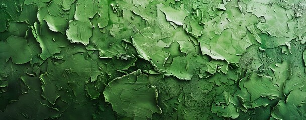 Wall Mural - Green Concrete Texture Background Top View