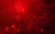 © MD - Red Circuit Board Background for Tech Designs
