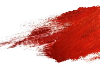 Wall Mural - Abstract Red Brush Stroke Texture