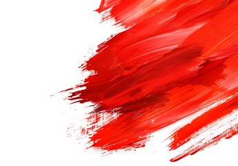 Poster - Abstract Red Brush Stroke Texture Background