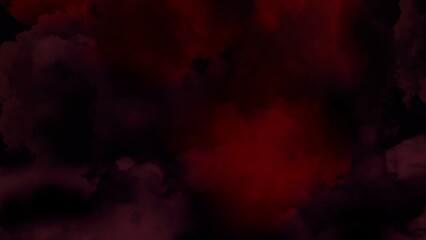 Wall Mural - Abstract Dark Red watercolor background texture. Red Abstract powder explosion on dark background.Red and black watercolor background