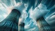 © laliz - Energetic Industrial Cooling Towers Capturing the Essence of Progress and Innovation