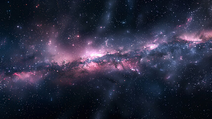 Wall Mural - fantastic milky way background image material