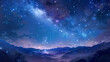 © suldev - Tanabata Milky Way and starry sky background