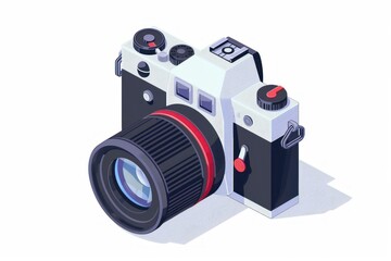 Poster - Professional digital camera capturing memories with its powerful lens, ideal for photography enthusiasts and professionals