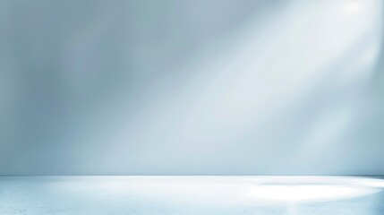 Poster - White wall background at night, plain wall, clean, design, minimalist