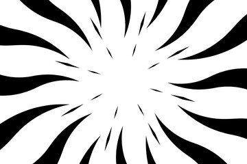 Sticker - black and white abstract background