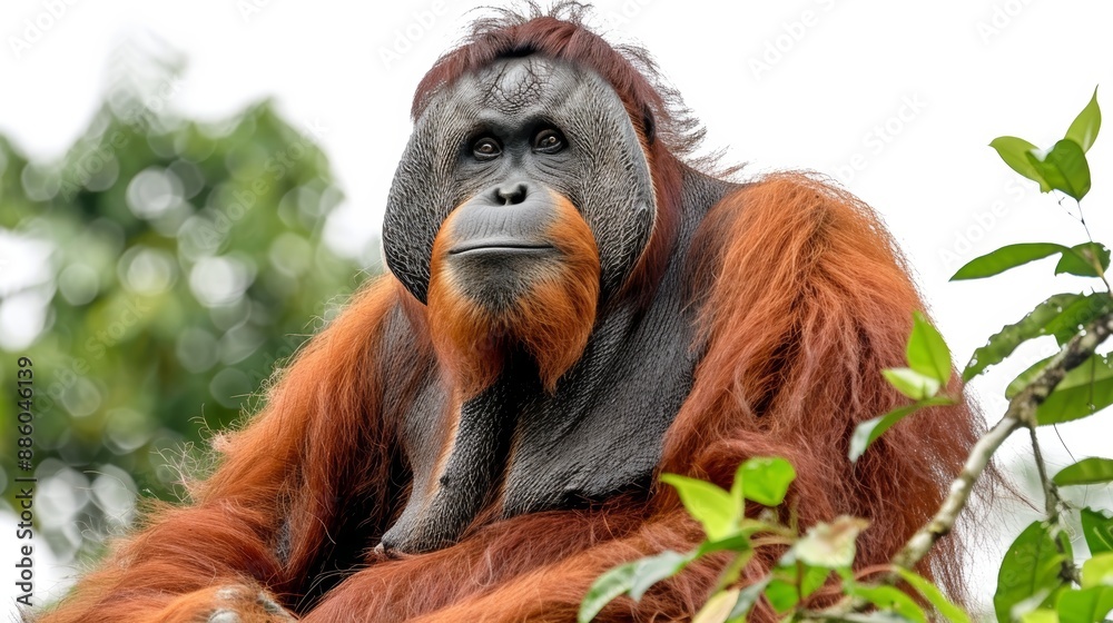 Pygmaeus Animals Orangutan Pongo pygmaeus wurmbii at Tanjung Puting National Park ...