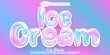 © Anka Design - Cartoon Cute Ice Cream Vector Editable Text Effect Template