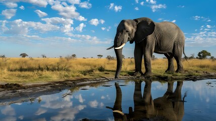 Wall Mural - African Elephant in Chobe National Park, Botswana