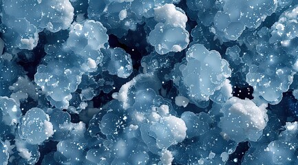 Wall Mural - blue ice background