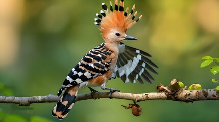 Wall Mural - Eurasian or common hoopoe - Upupa epops