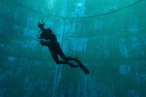 Scuba Diver in an indoor dive center