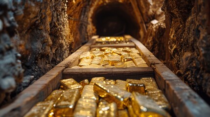 Glowing golden bars discovered in a hidden cave bring to life exciting tales from our past.