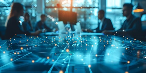 Poster - integrating new technologies for digital transformation in business networking and communication