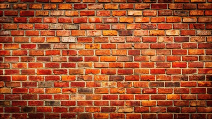 Sticker - Red brick wall texture background perfect for adding a rustic touch to any design project, red, brick, wall, texture