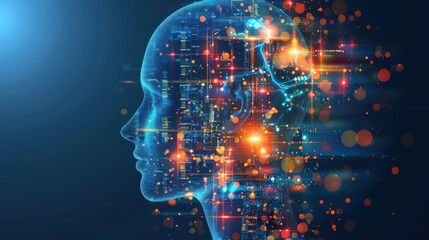 Poster - delve into the future of data science, where machine learning algorithms analyze complex datasets to