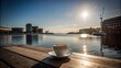 © Sujid - Relaxing coffee break by the waterfront , waterfront, coffee, cafe, relaxation, scenic view, drink, morning, tranquil