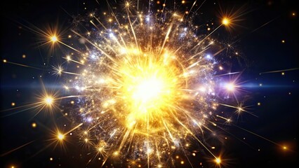 Wall Mural - ethereal spark mystical glow captured in captivating rendering, mystical, spark, glow, ethereal, ren