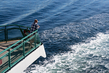 person on the boat