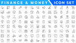 © Muhammad A. grapix - Accounting web icons set. Accounting and Audit - simple thin line icons collection. Containing financial statement, taxes, accountant, financial audit, invoice, income and more. Simple web icons set