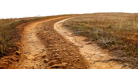 Canvas Print - PNG  Rural dirt road landscape